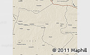 Shaded Relief Map of Selebi-Phikwe