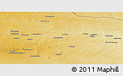 Physical Panoramic Map of Selebi-Phikwe