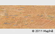 Satellite Panoramic Map of Selebi-Phikwe