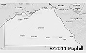Silver Style 3D Map of Chobe