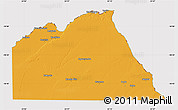 Political Map of Chobe, cropped outside