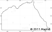 Blank Simple Map of Chobe, cropped outside, no labels