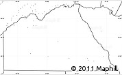 Blank Simple Map of Chobe, no labels