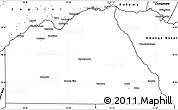 Blank Simple Map of Chobe