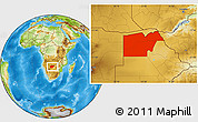 Physical Location Map of Maun Region