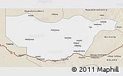 Classic Style 3D Map of Ngwaketse South