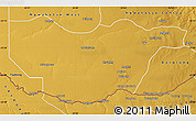 Physical Map of Ngwaketse South