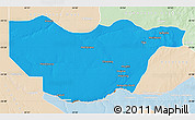 Political Map of Ngwaketse South, lighten