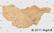 Satellite Map of Ngwaketse South, cropped outside