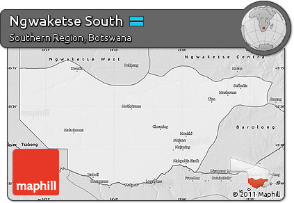 Silver Style Map of Ngwaketse South