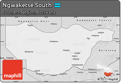 Silver Style Map of Ngwaketse South
