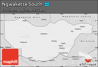 Silver Style Map of Ngwaketse South