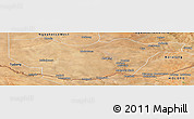 Satellite Panoramic Map of Ngwaketse South