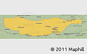 Savanna Style Panoramic Map of Ngwaketse South