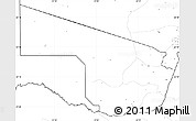Blank Simple Map of Southern Region, no labels