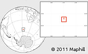 Blank Location Map of Bouvet Island, highlighted continent
