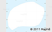 Gray Simple Map of Bouvet Island, single color outside