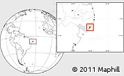 Blank Location Map of Maceio, highlighted parent region