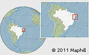 Savanna Style Location Map of Major Isidoro, highlighted country, highlighted parent region, within the entire country, hill shading
