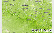 Physical Map of Pao-de-Acucar