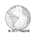 Outline Map of Pao-de-Acucar
