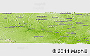 Physical Panoramic Map of Pao-de-Acucar