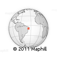 Outline Map of Santana Do Ipane