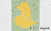 Savanna Style 3D Map of Barcelos