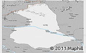 Gray Panoramic Map of Barcelos