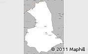 Gray Simple Map of Barcelos