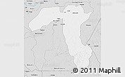 Silver Style 3D Map of Borba
