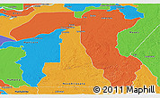 Political Panoramic Map of Borba