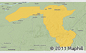 Savanna Style Panoramic Map of Borba