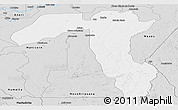 Silver Style Panoramic Map of Borba