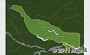 Satellite Map of Codajas, darken