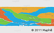 Political Panoramic Map of Codajas