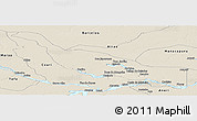 Shaded Relief Panoramic Map of Codajas