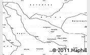 Blank Simple Map of Codajas