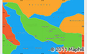 Political Simple Map of Codajas