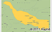 Savanna Style Simple Map of Codajas