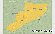 Savanna Style 3D Map of Eirunepe