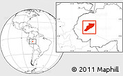Blank Location Map of Eirunepe