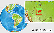 Physical Location Map of Eirunepe
