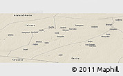 Shaded Relief Panoramic Map of Eirunepe