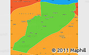 Political Simple Map of Eirunepe