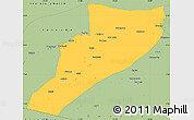 Savanna Style Simple Map of Eirunepe
