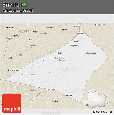 Classic Style 3D Map of Envira