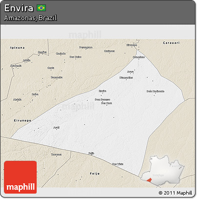 Classic Style 3D Map of Envira