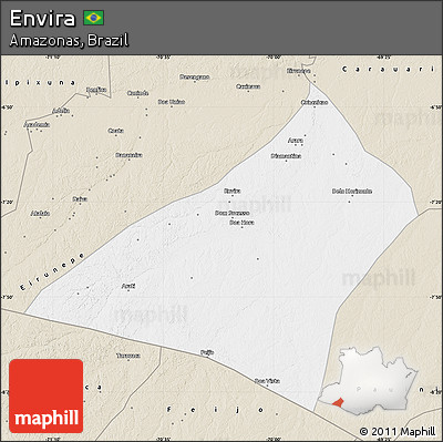 Classic Style Map of Envira