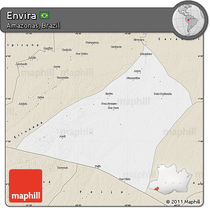 Classic Style Map of Envira